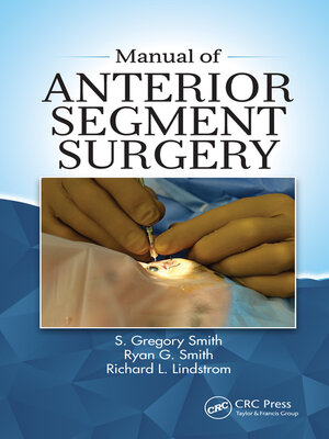 cover image of Manual of Anterior Segment Surgery